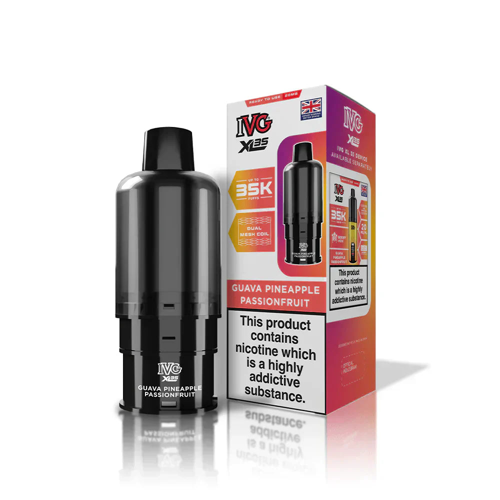 IVG XL 35K Prefilled Replacement Pods - Box of 5
