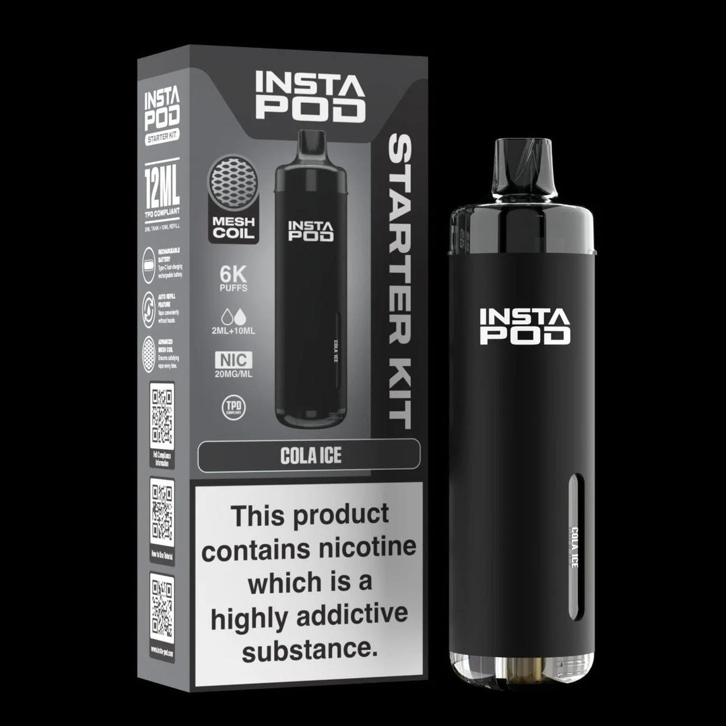 Insta Pod 6000 Prefilled Pod Vape Kit - Box of 5