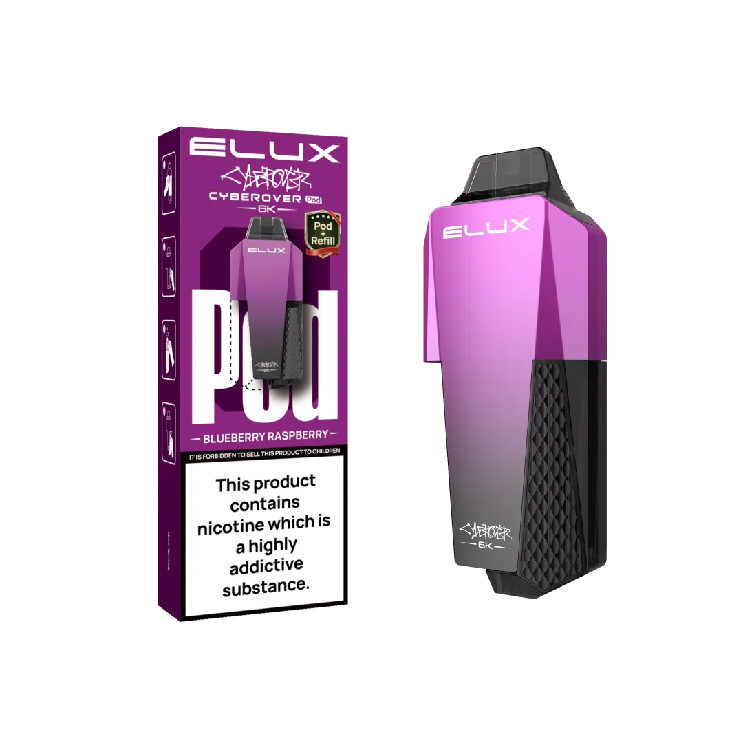 Elux Cyberover 6000 Prefilled Replacement Pods - Box of 5