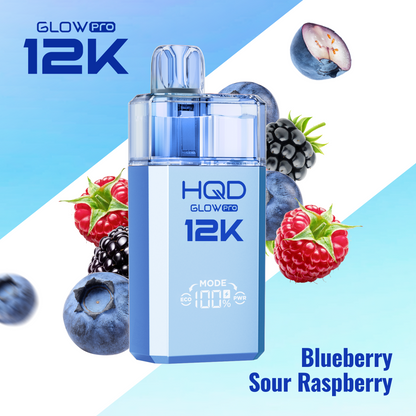 HQD Glow Pro 12k Prefilled Pod Vape Kit - Box of 5