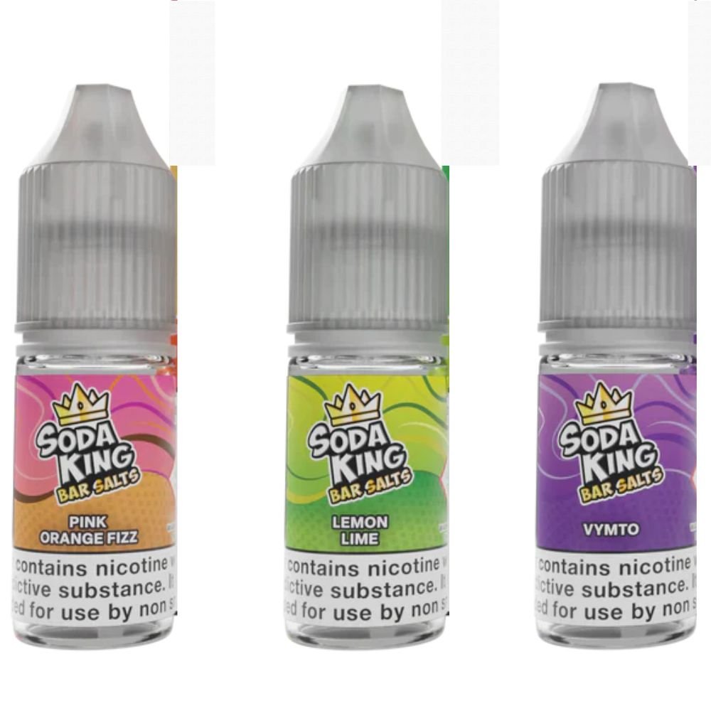 Soda King Bar Nic Salt 10ml 10mg/20mg - Pack of 10