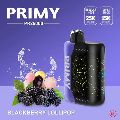 Primy PR25000 Puffs Prefilled Vape Pod Kit - Box of 5