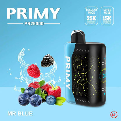 Primy PR25000 Puffs Prefilled Vape Pod Kit - Box of 5