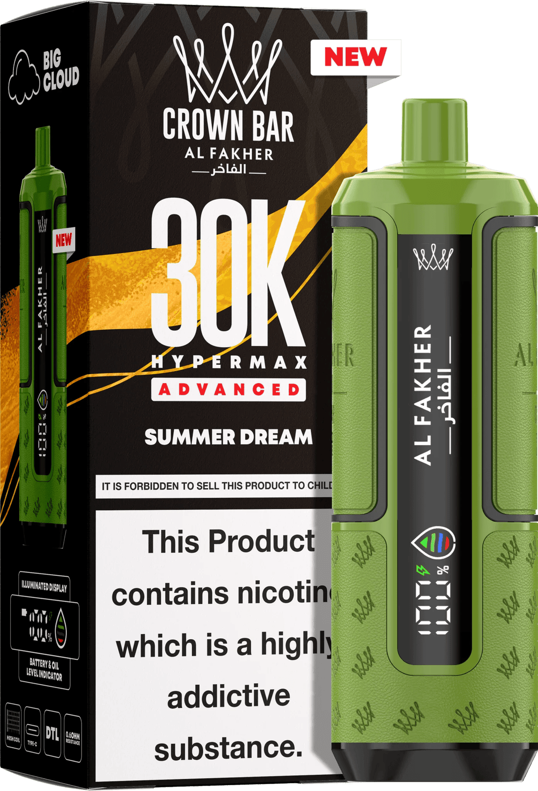 Al Fakher Hypermax 30K Prefilled Pod Kit - Pack of 5