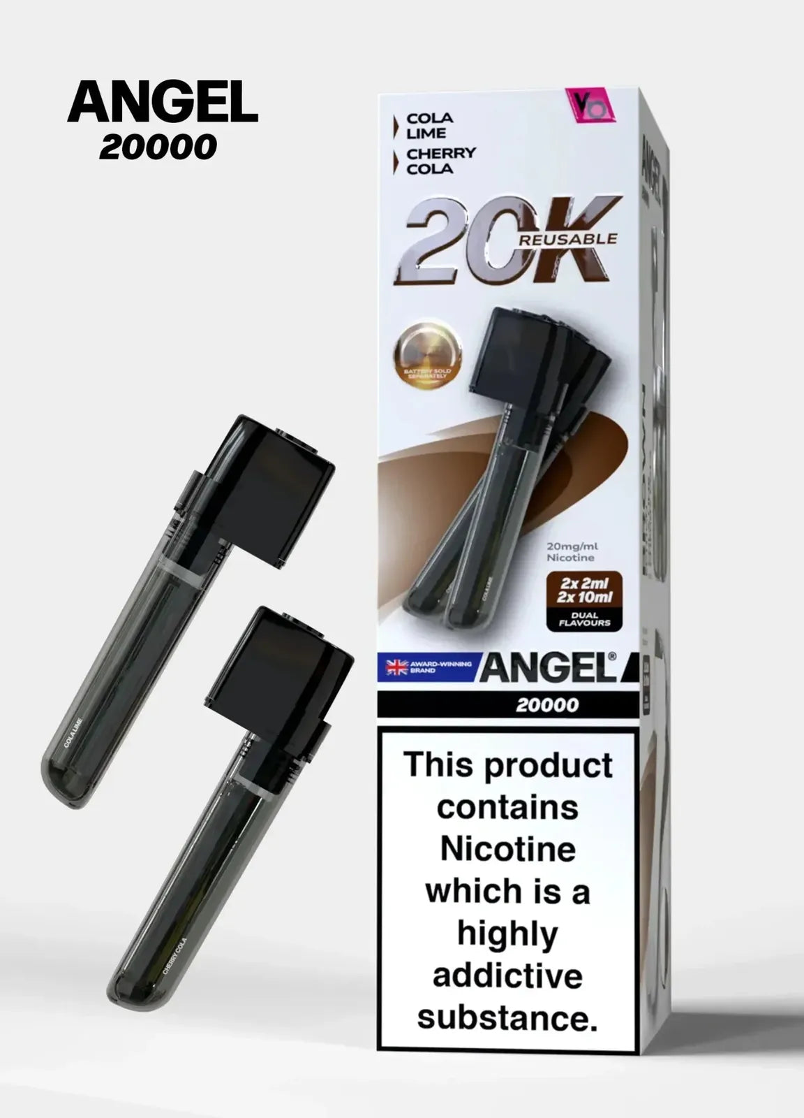 Angel 20000 Puffs Prefilled Replacement Pods - Box of 5