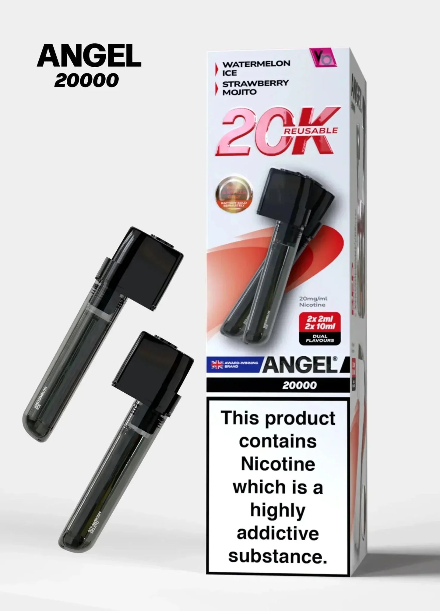 Angel 20000 Puffs Prefilled Replacement Pods - Box of 5