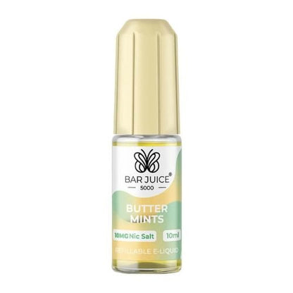 Bar Juice 5000 Nic Salt 10ml - Box of 10 Available In Butter Mints Flavour 
