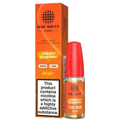 Bar Soltz Nic Salt 10ml Pack of 10 Available In Fizzy Cherry Flavour