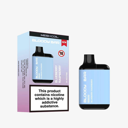 Bloody Bar BB600 Prefilled Pod Vape Kit - Pack of 10