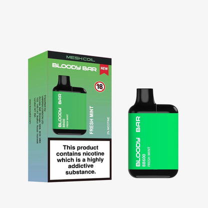 Bloody Bar BB600 Prefilled Pod Vape Kit - Pack of 10