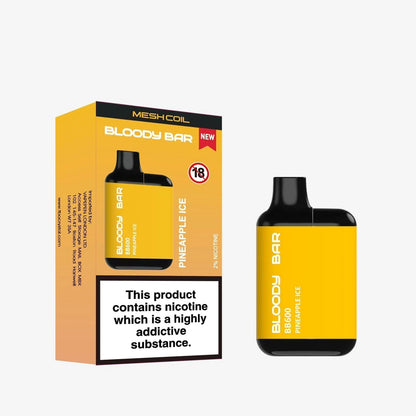 Bloody Bar BB600 Prefilled Pod Vape Kit - Pack of 10