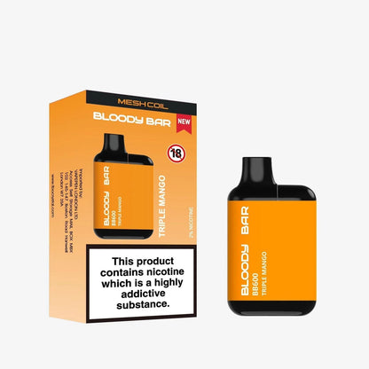 Bloody Bar BB600 Prefilled Pod Vape Kit - Pack of 10