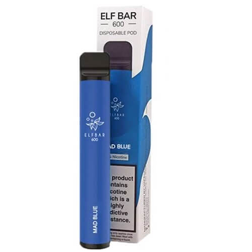 Elf Bar 600 Puff Prefilled Vape Pod Kit -  Box of 10