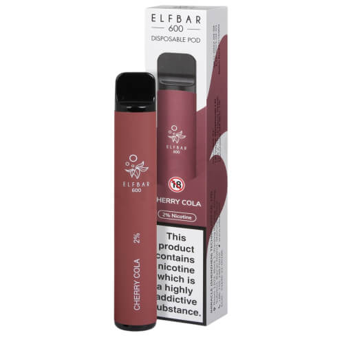 Elf Bar 600 Puff Prefilled Vape Pod Kit -  Box of 10