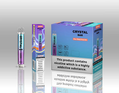 Crystal Bar Original 600 Prefilled Pod Kit - Pack of 10