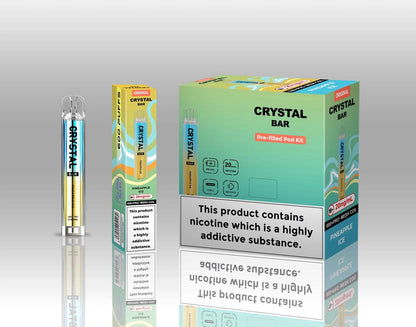 Crystal Bar Original 600 Prefilled Pod Kit - Pack of 10