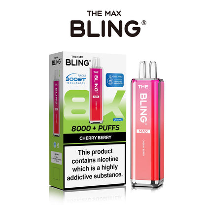 Flavour of Crystal Bling Max 8000 Pod Kit, available in Wholesale Box of 5 at wholesale