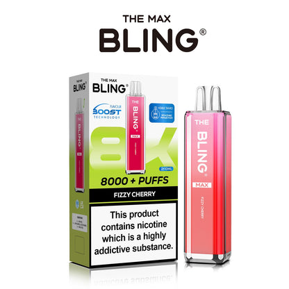 Flavour of Crystal Bling Max 8000 Pod Kit, available in Wholesale Box of 5 at wholesale