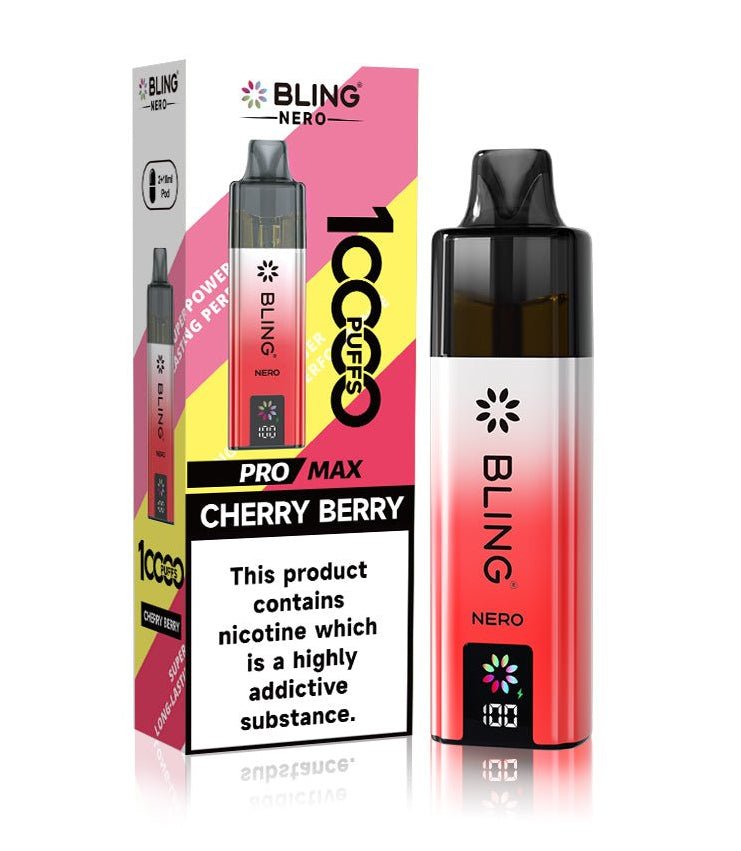Crystal Bling Nero 10k Vape Kit Box of 5 - option1