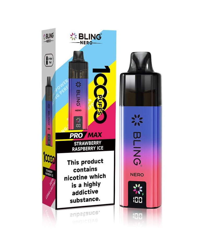Crystal Bling Nero 10k Vape Kit Box of 5 - option1