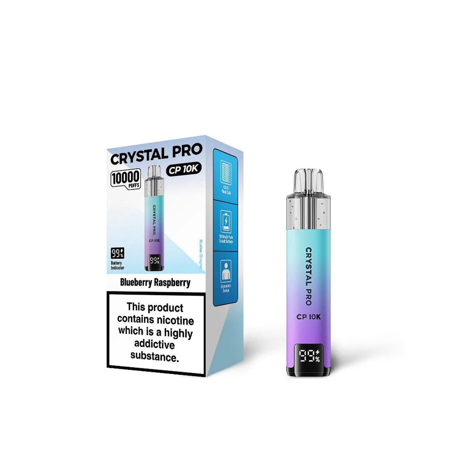 Crystal Pro 10000 (CP10K) Prefilled Pod Kit - Box of 5