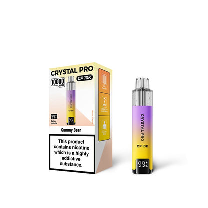 Gummy Bear Flavour of The Crystal Pro 10000 (CP10K) Prefilled Pod Kit - Box of 5 at wholesale