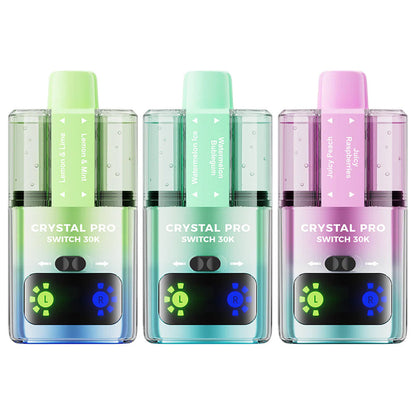 Crystal Pro Switch 30K Puffs Prefilled Pod Kit - Box of 5