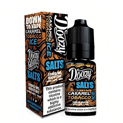 Doozy Vape Nic Salt 10ML Pack of 10 Available In Caramel Tobacco Flavour 