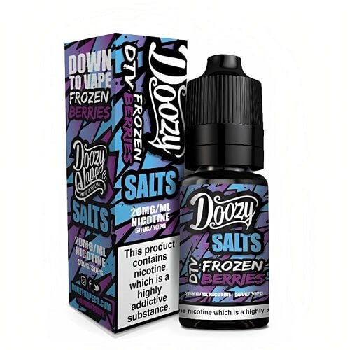 Doozy Vape Nic Salt 10ML Pack of 10 Available In Frozen Berries Flavour 