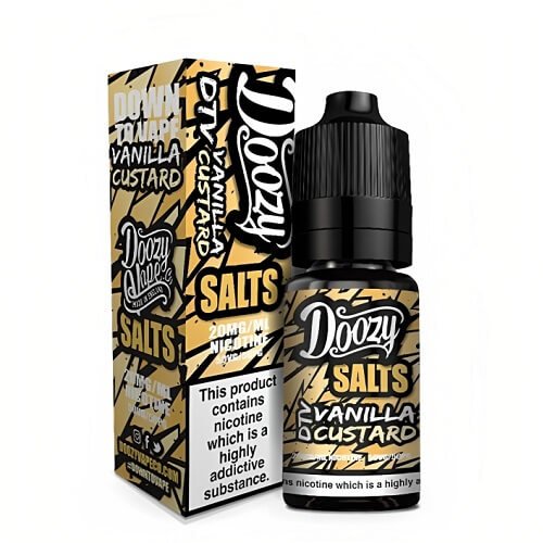 Doozy Vape Nic Salt 10ML Pack of 10 Available In Vanilla Custard Flavour 