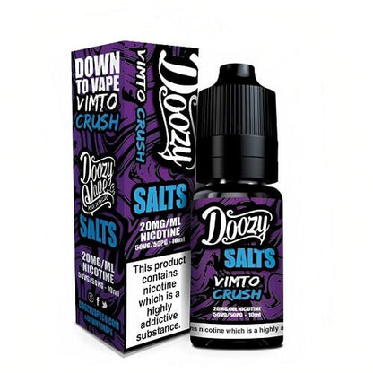 Doozy Vape Nic Salt 10ML Pack of 10 Available In Vimto Crush Flavour 