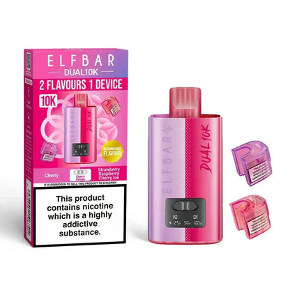 Elf B Dual 10K Puffs Prefilled Pod Vape kit - Box of 5