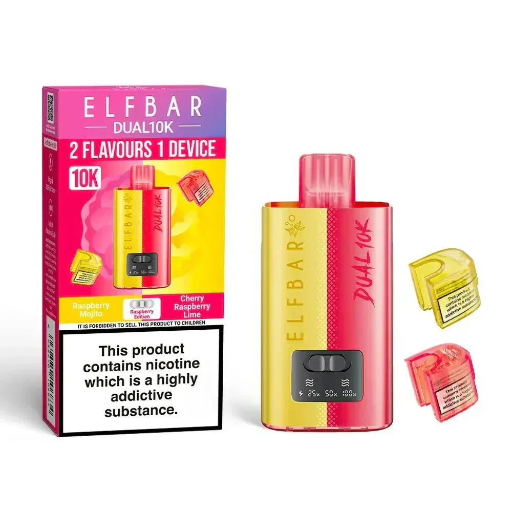 Image Of Elf B Dual 10k Prefilled Pod Vape kit - Box of 5