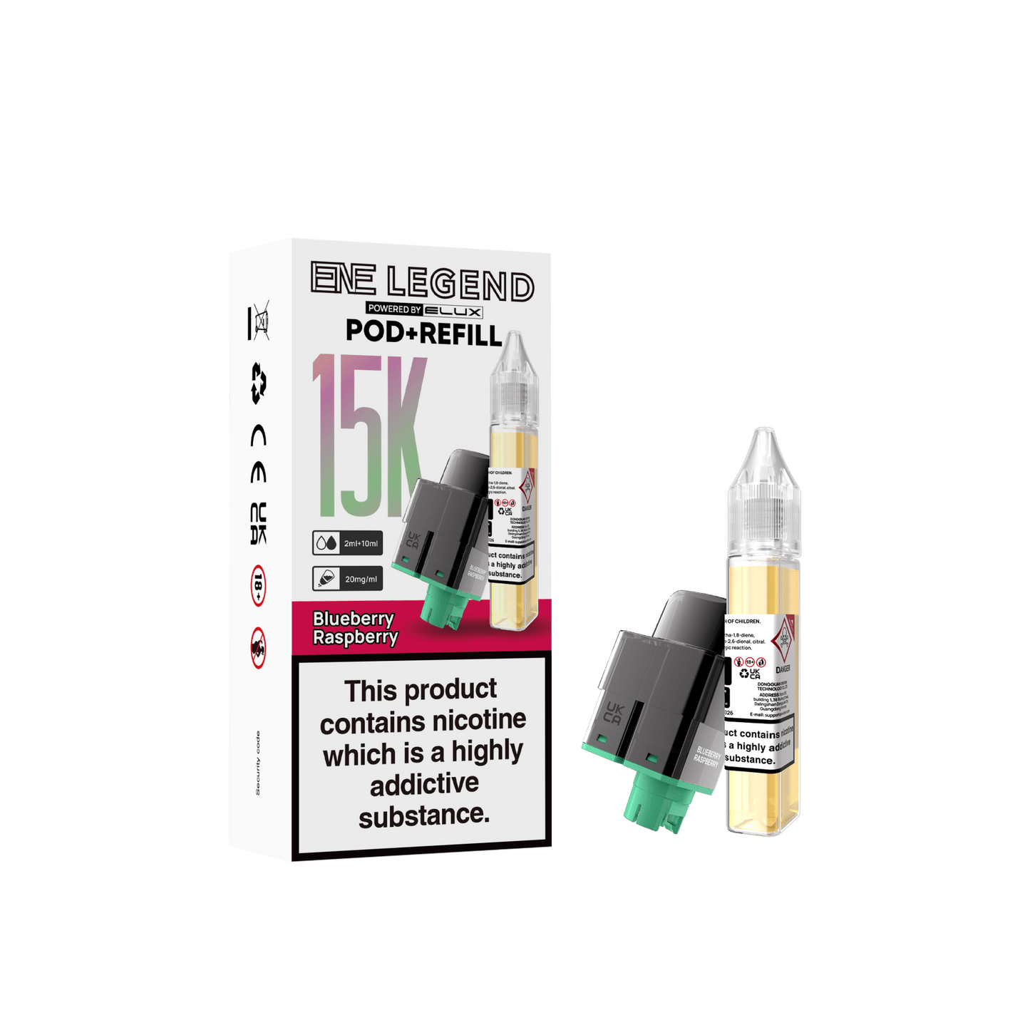 Elux ENE Legend 15k Replacement Pods Pack of 5 - Wholesale Price !