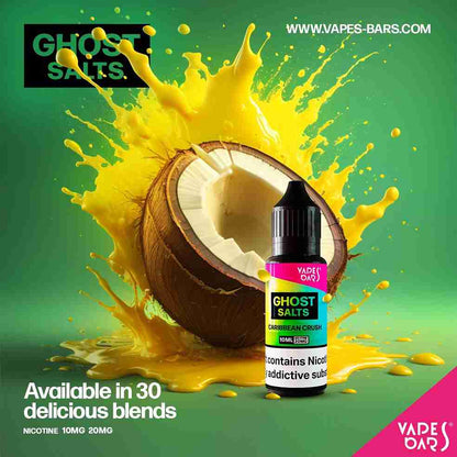 GHOT 3500 Nic Salts 10ml 20mg - Box of 10 available in 30 Blends with Coconut Crush flavour
