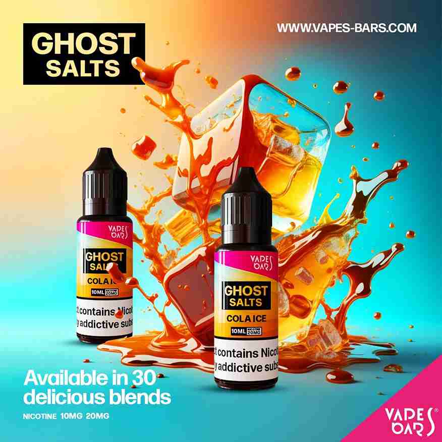 GHOT 3500 Nic Salts 10ml 20mg - Box of 10 available in 30 Blends with Cola Ice flavour