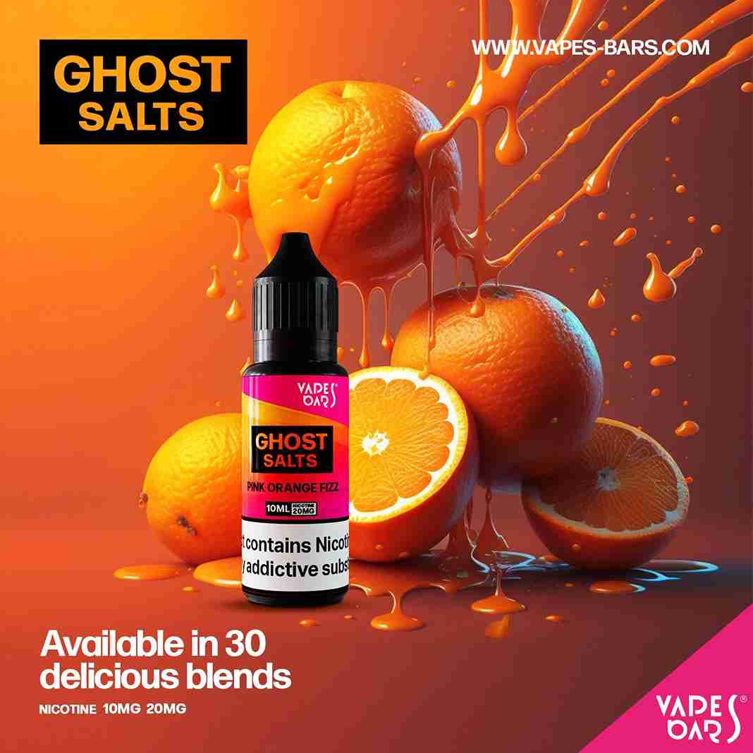 GHOT 3500 Nic Salts 10ml 20mg - Box of 10 available in 30 blends with Pine Orange Fizz flavour 