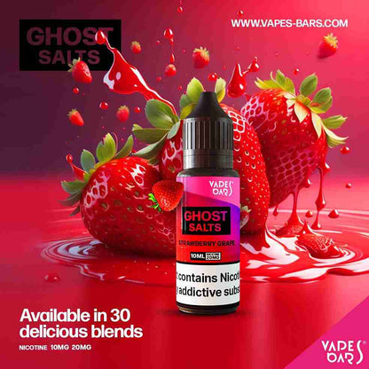 GHOT 3500 Nic Salts 10ml 20mg - Box of 10 available in 30 Blends with Strawberry Grape flavour