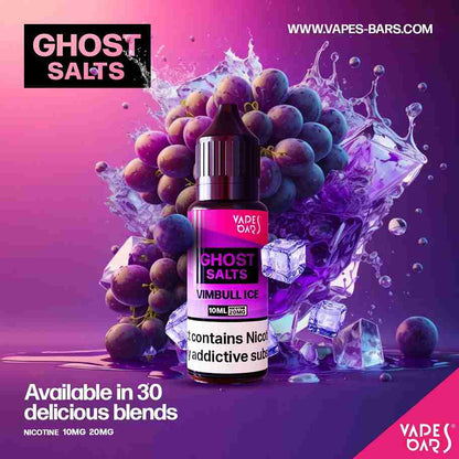 GHOT 3500 Nic Salts 10ml 20mg - Box of 10 available in 30 Blends with Vimbull Ice flavour