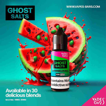 GHOT 3500 Nic Salts 10ml 20mg - Box of 10 available in 30 Blends with Watermelon Bull flavour