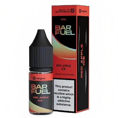 Hangsen Bar Fuel Nic Salt 10ml Pack of 10 Available In Red Apple Ice Flavour 