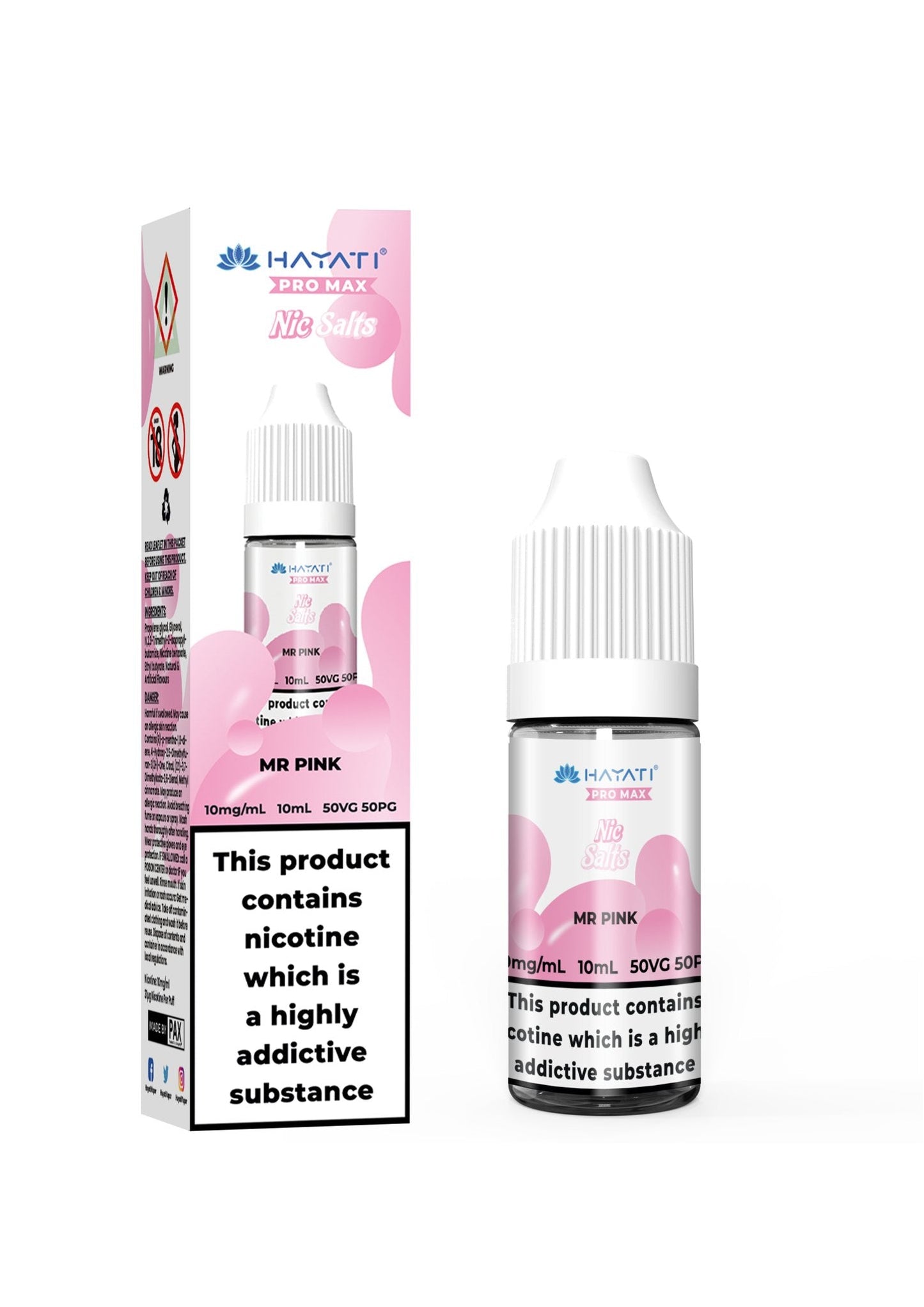 Hayati Crystal Pro Max Vape Nic Salts 10ml - (Box of 10) - #Simbavapeswholesale#