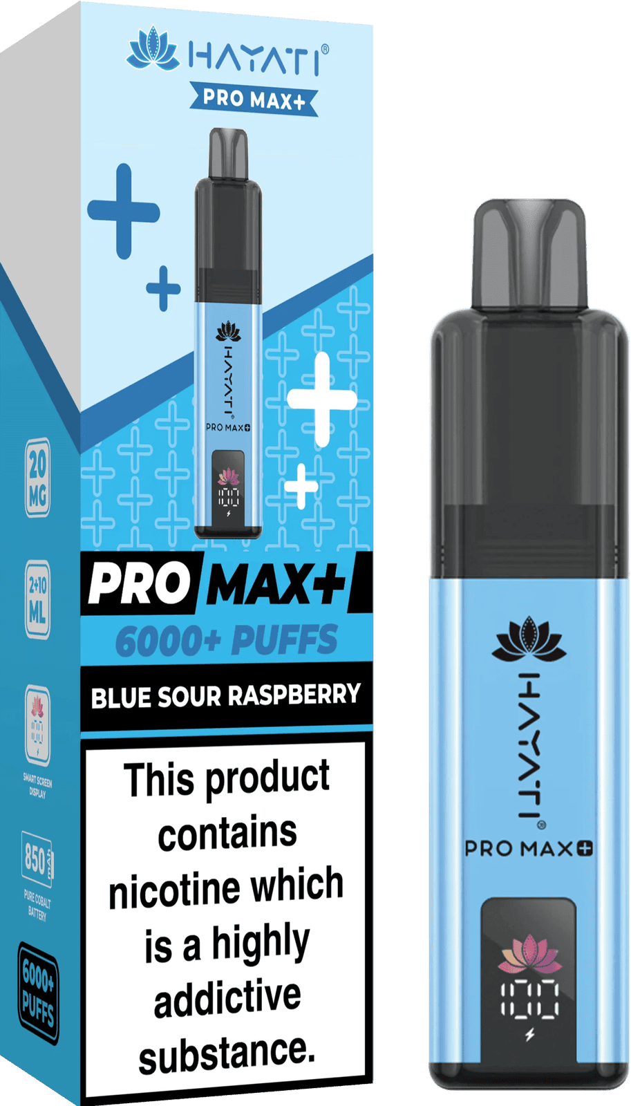 Hayati Pro Max Plus 6000 Puff Prefilled Pod Kit - Box of 5