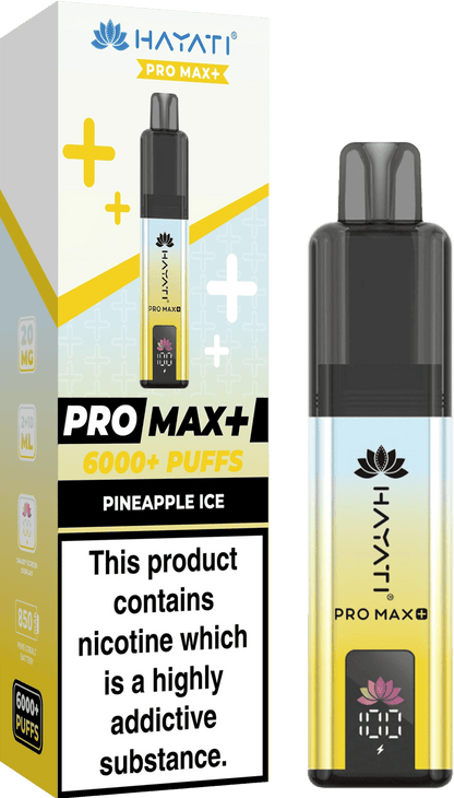Hayati Pro Max Plus 6000 Puff Prefilled Pod Kit - Box of 5