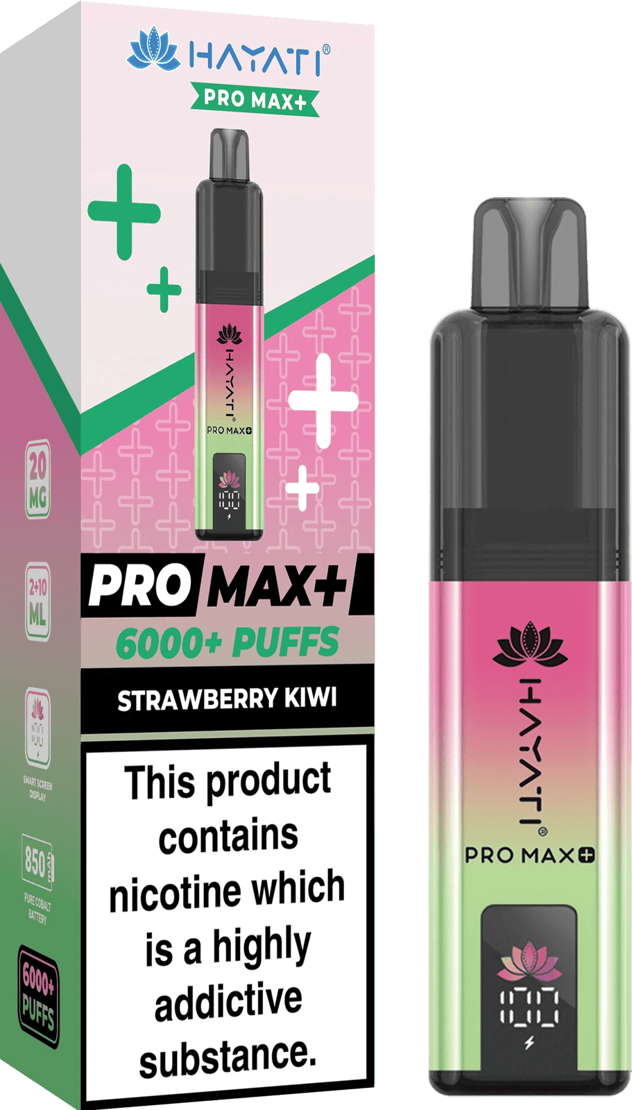 Hayati Pro Max Plus 6000 Puff Prefilled Pod Kit - Box of 5