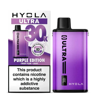 Hyola Ultra 30k Prefilled Pod Vape Kit Box of 5, Purple Edition Flavour