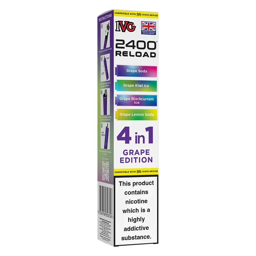 IVG 2400 4in1 Multi Flavour Edition Prefilled Pods