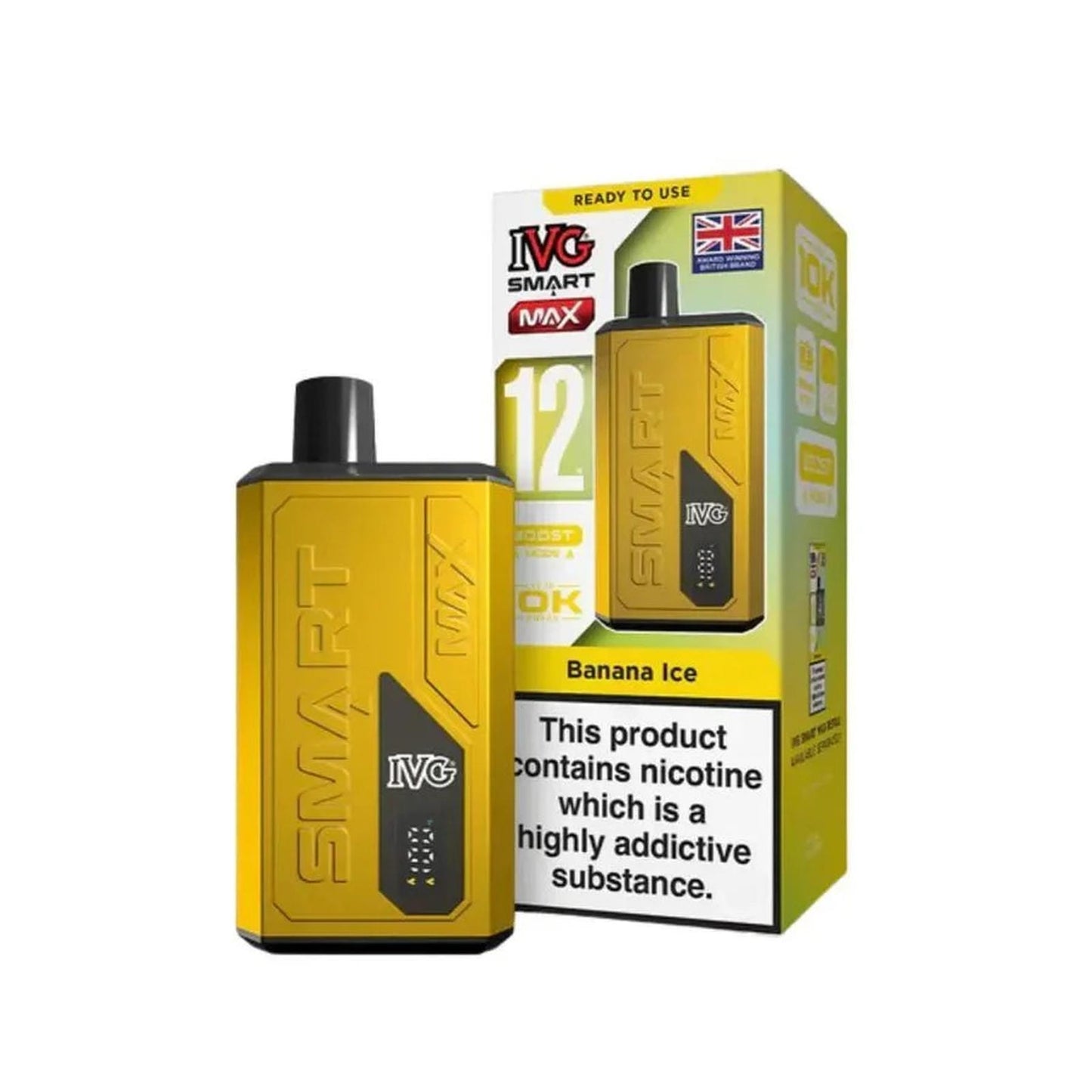 IVG Smart Max 10000 Prefilled Pod Vape Kit - Box of 5