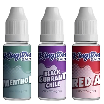 Kingston 10ml Nic Salt E-Liquid 10 & 20mg | Pack of 10