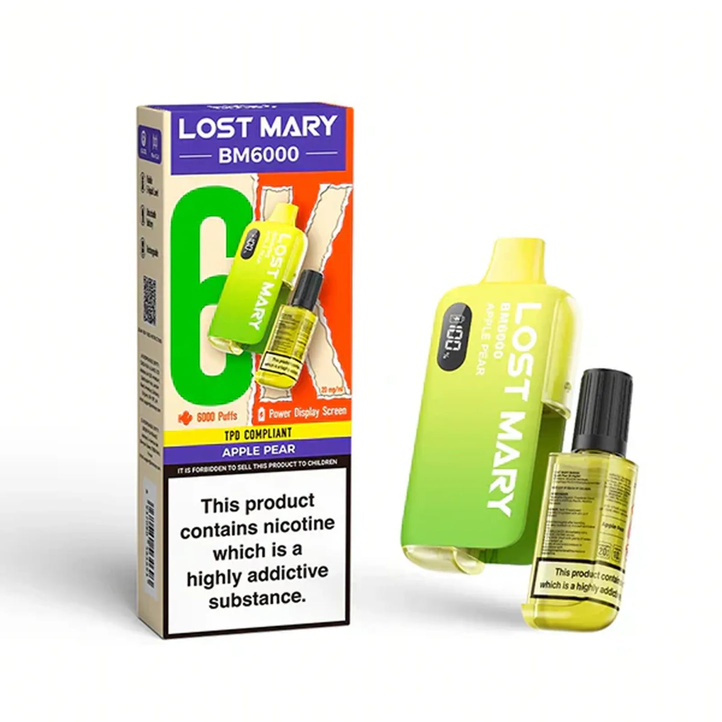 Lost Mary BM6000 Prefilled Vape Pod Kit - Box of 5